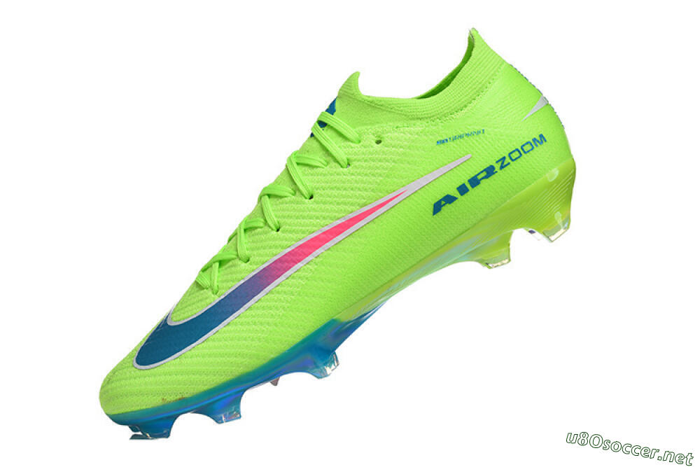 Men's Nike Air Zoom Mercurial Vapor 16 Elite FG Football Boots - Lime/Neon Burst/Pink Splash 8