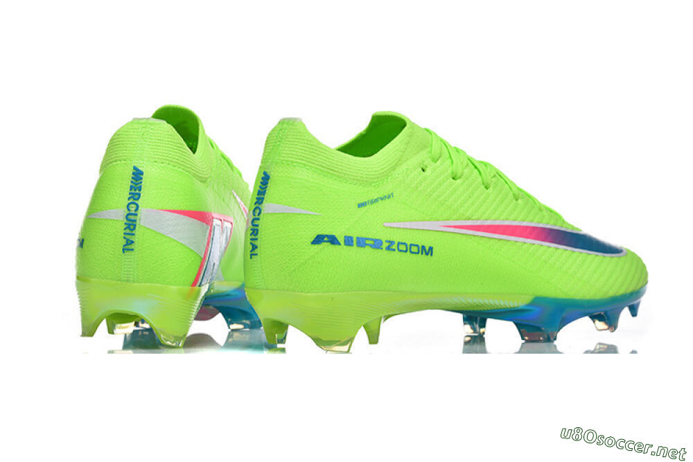Men's Nike Air Zoom Mercurial Vapor 16 Elite FG Football Boots - Lime/Neon Burst/Pink Splash 9