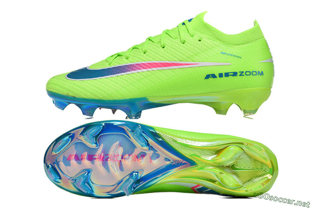 Men's Nike Air Zoom Mercurial Vapor 16 Elite FG Football Boots - Lime/Neon Burst/Pink Splash 1
