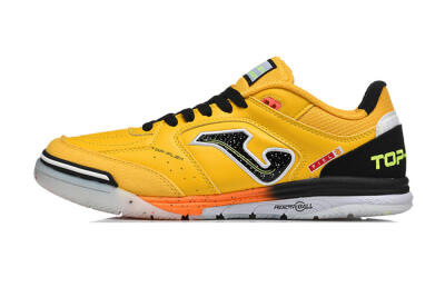 Men's Joma Top Flex IC Football Shoes - Yellow/Bright Citrus/Jet Black