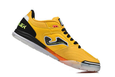 Men's Joma Top Flex IC Football Shoes - Yellow/Bright Citrus/Jet Black