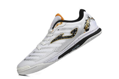 Men's Joma Top Flex IC Football Shoes - White/Bold Yellow/Black