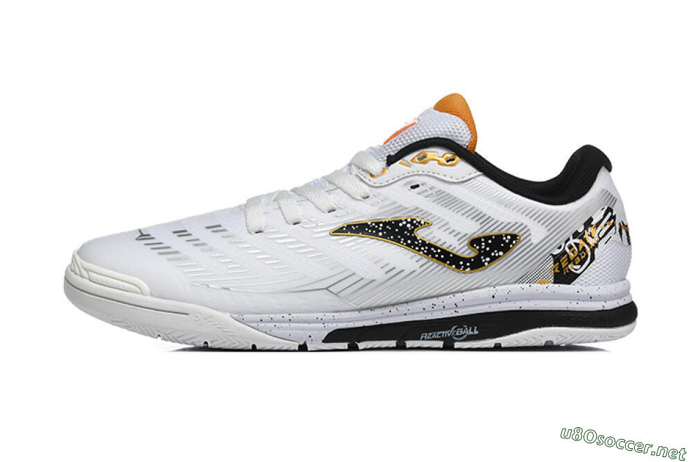 Men's Joma Top Flex IC Football Shoes - White/Bold Yellow/Black 0