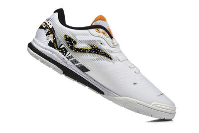 Men's Joma Top Flex IC Football Shoes - White/Bold Yellow/Black