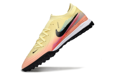 Men's Nike Phantom GX 2 Elite TF Football Shoes - Yellow/Sunset Orange/Pink Lemonade