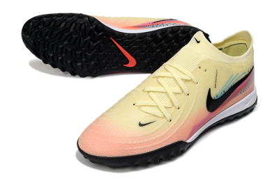 Men's Nike Phantom GX 2 Elite TF Football Shoes - Yellow/Sunset Orange/Pink Lemonade