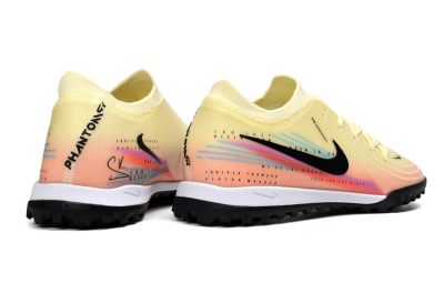 Men's Nike Phantom GX 2 Elite TF Football Shoes - Yellow/Sunset Orange/Pink Lemonade