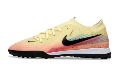 Men's Nike Phantom GX 2 Elite TF Football Shoes - Yellow/Sunset Orange/Pink Lemonade