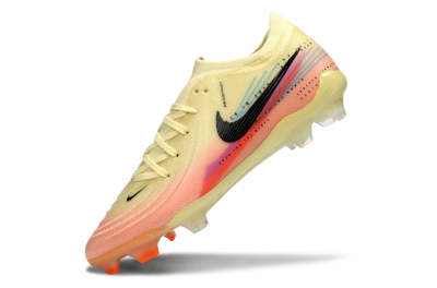 Men's Nike Phantom GX 2 Elite FG Football Boots - Yellow/Peach Fusion/Sunrise Glow