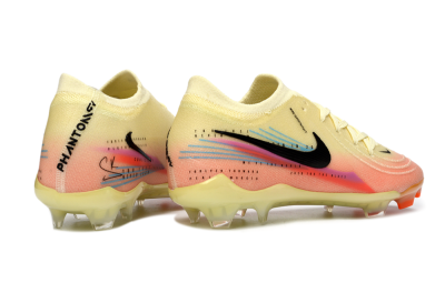 Men's Nike Phantom GX 2 Elite FG Football Boots - Yellow/Peach Fusion/Sunrise Glow