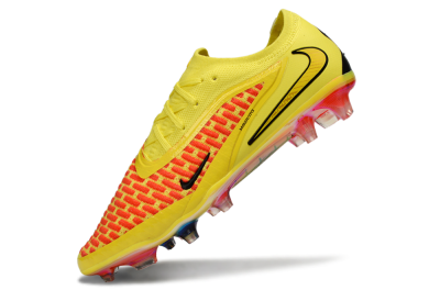Men's Nike Phantom 6 Low Elite FG Football Boots - Yellow/Vibrant Lemon/Fiery Sunset