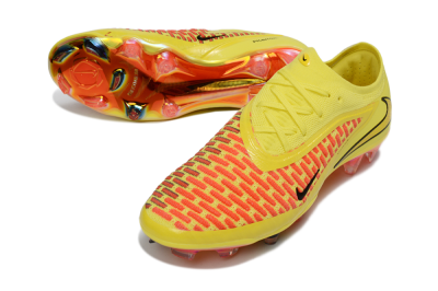 Men's Nike Phantom 6 Low Elite FG Football Boots - Yellow/Vibrant Lemon/Fiery Sunset
