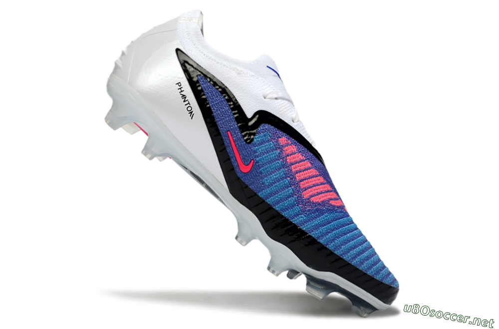 Unisex Nike Phantom 6 Low Elite FG Football Boots - Blue/Electric Blue/Hot Pink 5