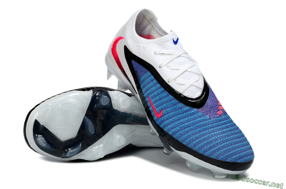 Unisex Nike Phantom 6 Low Elite FG Football Boots - Blue/Electric Blue/Hot Pink 4