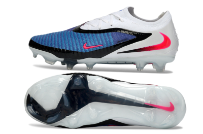 Unisex Nike Phantom 6 Low Elite FG Football Boots - Blue/Electric Blue/Hot Pink
