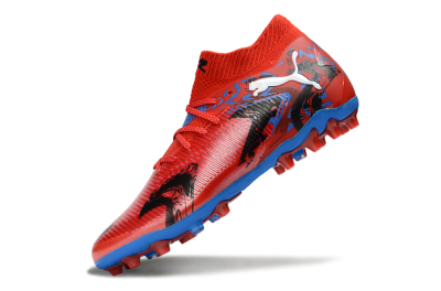 Men's Puma Future 8 Ultimate FG Football Boots - Red/Electric Blue/Dynamic Black
