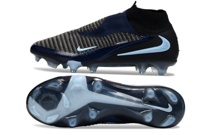 Men's Nike Phantom 6 High Elite FG Football Boots - Navy/Blue Night/Black Ice