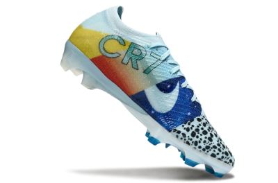 Unisex Nike Air Zoom Mercurial Vapor 16 Elite FG Football Boots - Blue/Aquatic Blue/Fiery Orange