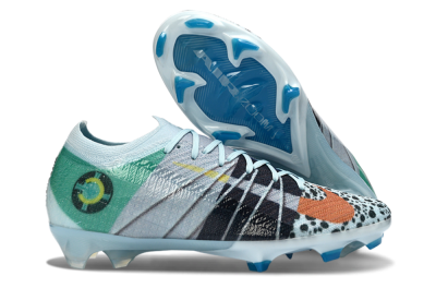 Unisex Nike Air Zoom Mercurial Vapor 16 Elite FG Football Boots - Blue/Aquatic Blue/Fiery Orange