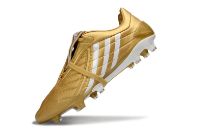 Men's Adidas Predator Accelerator Electricity FG Football Boots - Gold/Metallic Gold/Classic White
