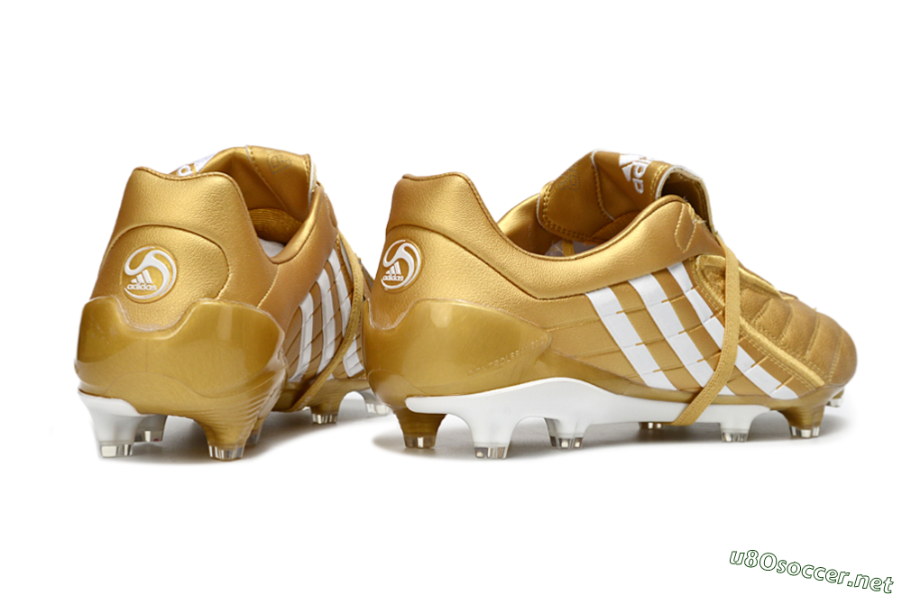 Men's Adidas Predator Accelerator Electricity FG Football Boots - Gold/Metallic Gold/Classic White 6