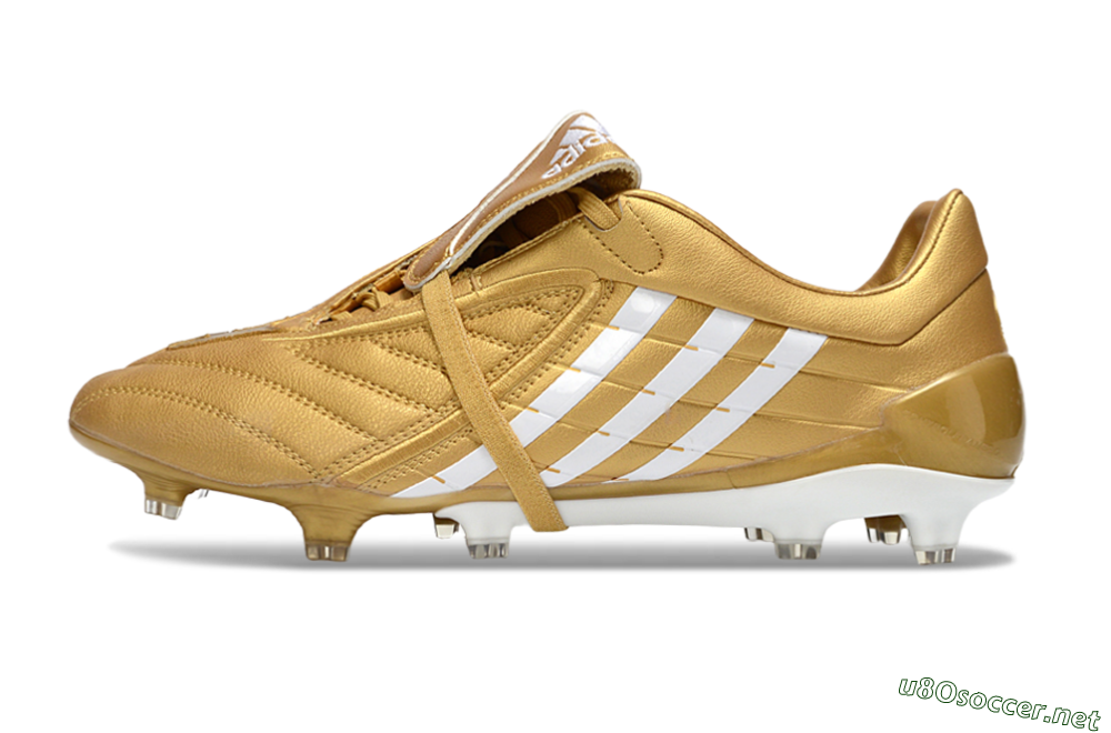 Men's Adidas Predator Accelerator Electricity FG Football Boots - Gold/Metallic Gold/Classic White 0