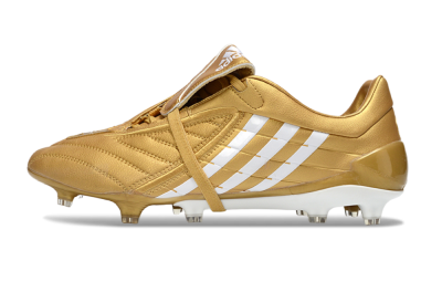 Men's Adidas Predator Accelerator Electricity FG Football Boots - Gold/Metallic Gold/Classic White