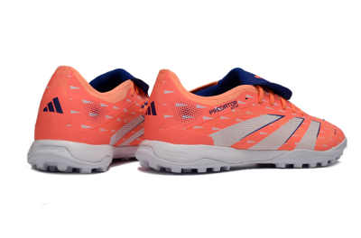 Men's Adidas Predator League Fold-Over Tongue TF Football Shoes - Orange/Vibrant Coral/Deep Navy