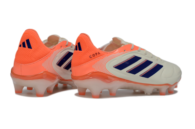 Men's Adidas Copa Pure 3 FG Football Boots - White/Vibrant Orange/Navy Blue