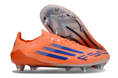 Men's Adidas F50 Elite SG Football Boots - Orange/Electric Orange/Deep Navy
