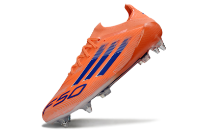 Men's Adidas F50 Elite SG Football Boots - Orange/Electric Orange/Deep Navy