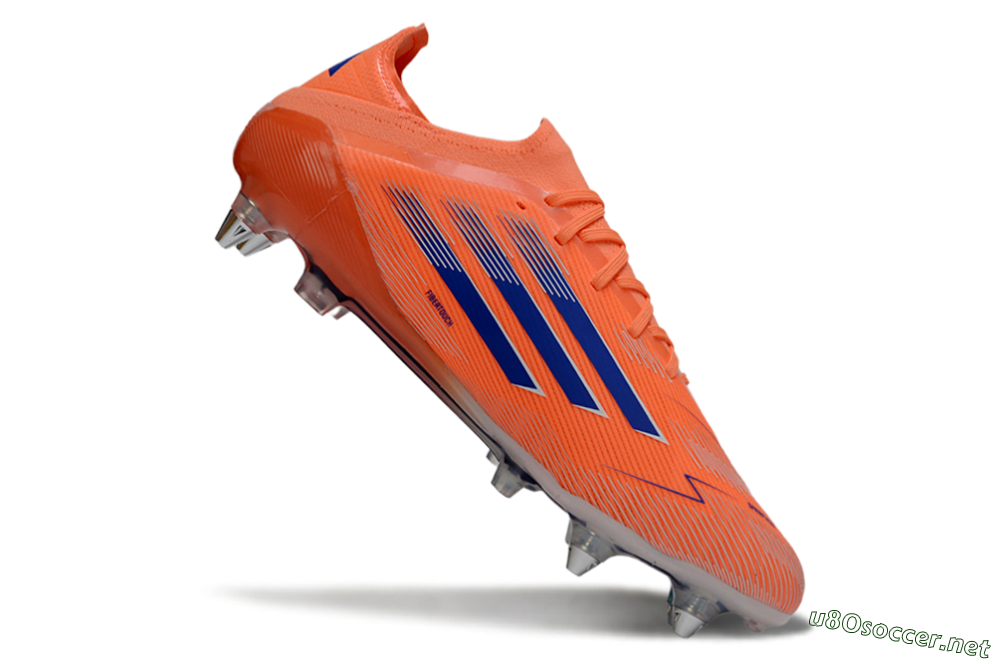 Men's Adidas F50 Elite SG Football Boots - Orange/Electric Orange/Deep Navy 4
