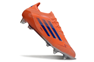 Men's Adidas F50 Elite SG Football Boots - Orange/Electric Orange/Deep Navy