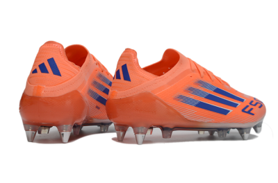 Men's Adidas F50 Elite SG Football Boots - Orange/Electric Orange/Deep Navy