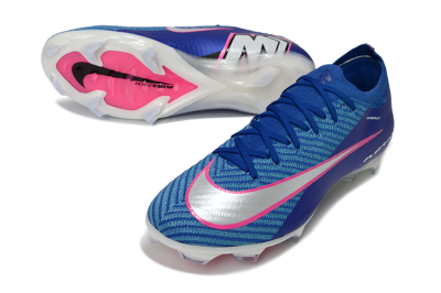Unisex Nike Air Zoom Mercurial Vapor 16 Elite FG Football Boots - Blue/Electric Blue/Radiant Pink