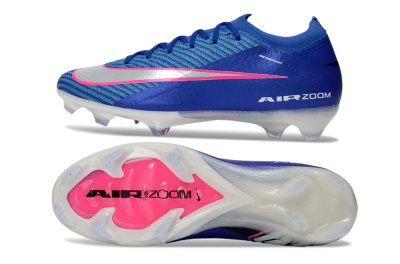 Unisex Nike Air Zoom Mercurial Vapor 16 Elite FG Football Boots - Blue/Electric Blue/Radiant Pink