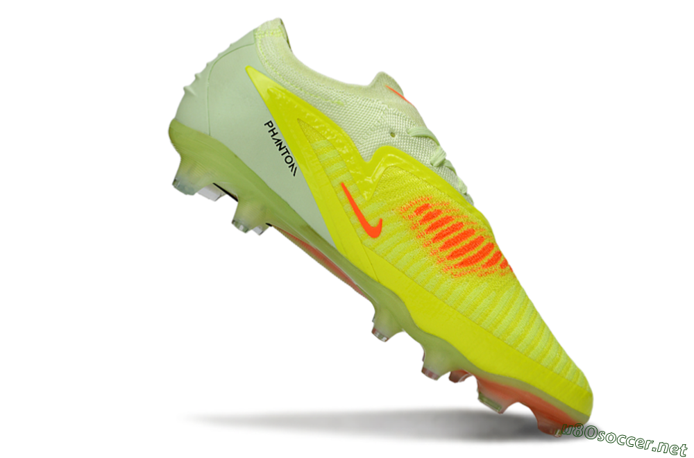 Unisex Nike Phantom 6 Low Elite FG Football Boots - Yellow/Lime Burst/Neon Blaze 4
