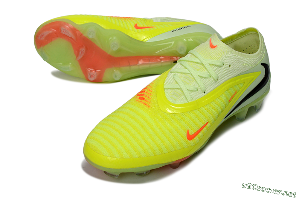 Unisex Nike Phantom 6 Low Elite FG Football Boots - Yellow/Lime Burst/Neon Blaze 3