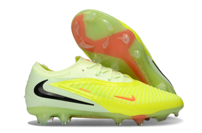 Unisex Nike Phantom 6 Low Elite FG Football Boots - Yellow/Lime Burst/Neon Blaze
