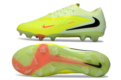 Unisex Nike Phantom 6 Low Elite FG Football Boots - Yellow/Lime Burst/Neon Blaze