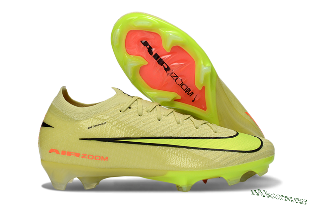 Unisex Nike Air Zoom Mercurial Vapor 16 Elite FG Football Boots - Yellow/Lime Burst/Neon Flash 2