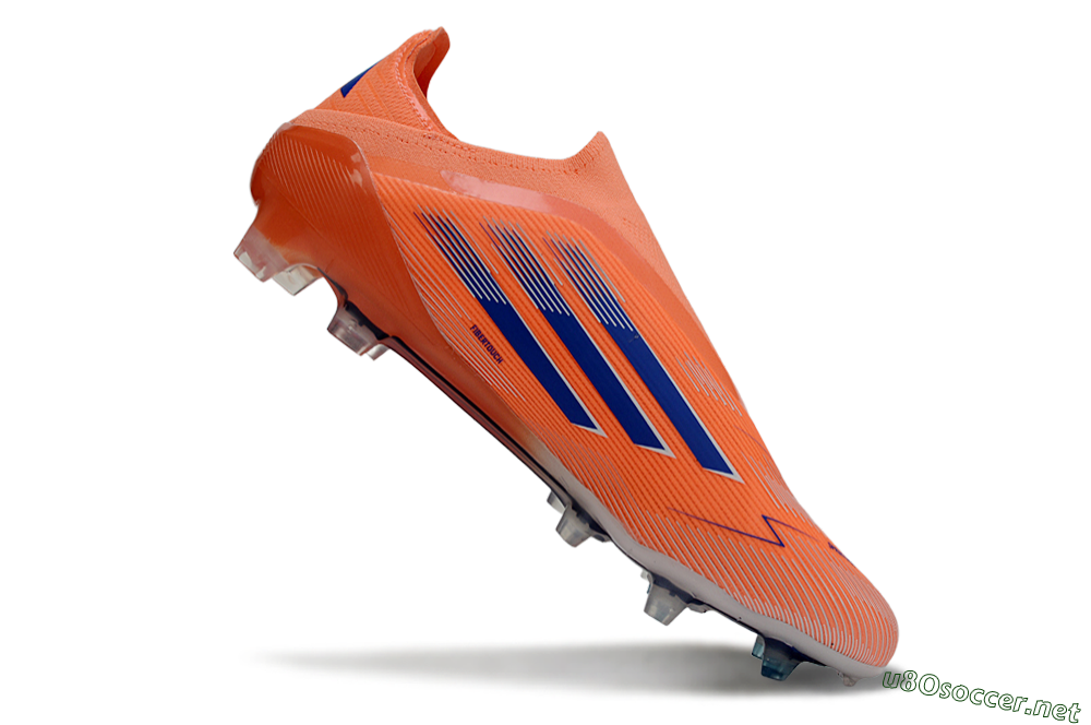 Unisex Adidas F50+ Elite Laceless FG Football Boots - Red/Blue/Silver 4