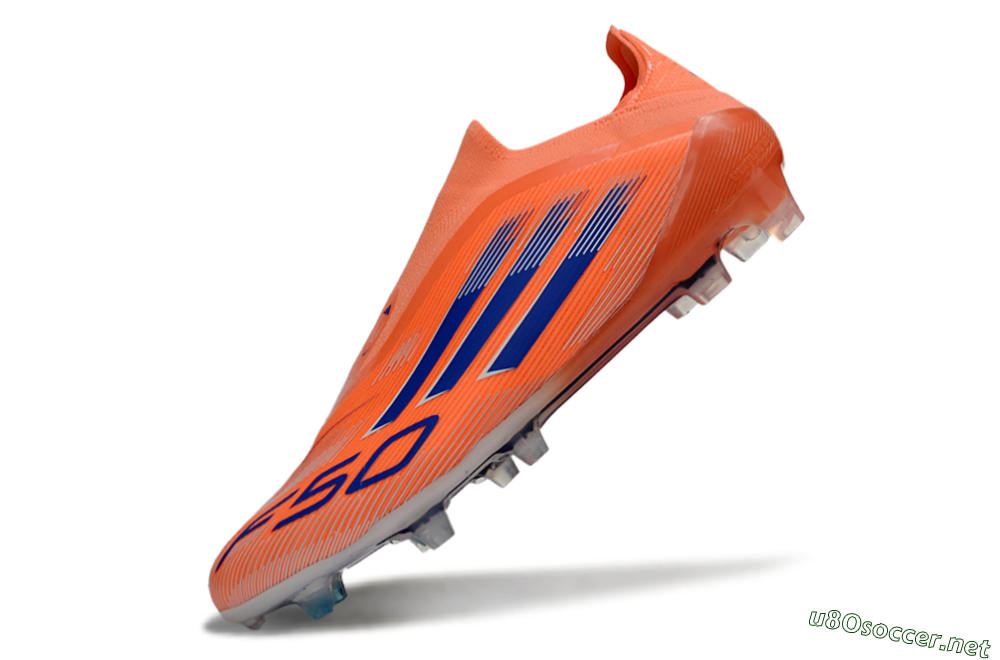 Unisex Adidas F50+ Elite Laceless FG Football Boots - Red/Blue/Silver 5