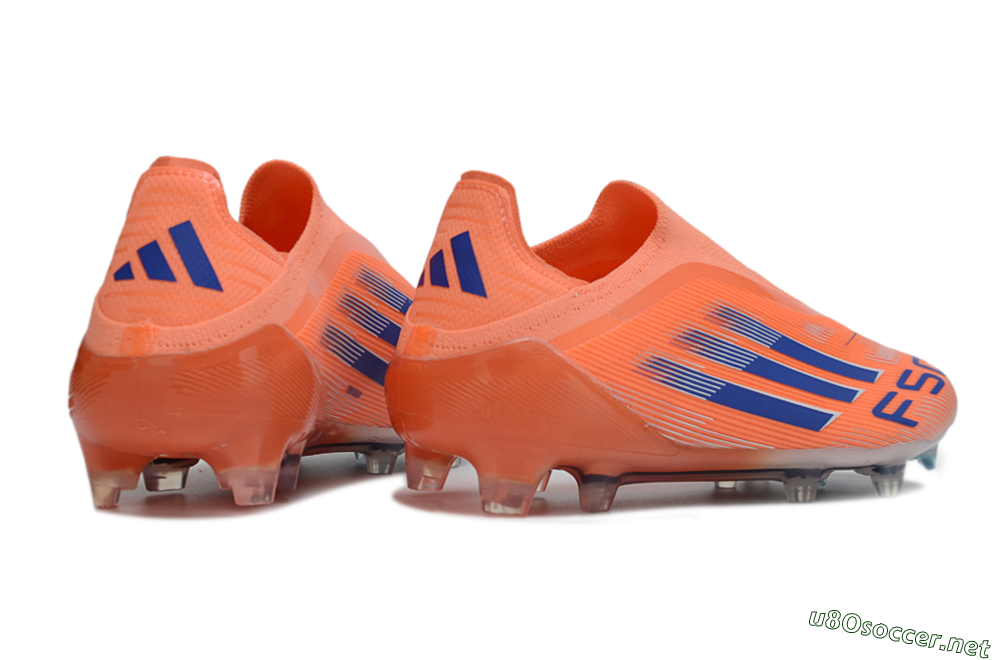 Unisex Adidas F50+ Elite Laceless FG Football Boots - Red/Blue/Silver 6