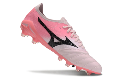 Men's Mizuno Morelia Neo 4 FG Football Boots - White/Vibrant Pink/Black
