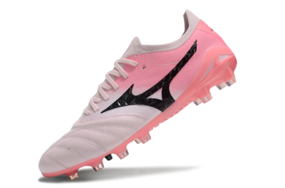 Men's Mizuno Morelia Neo 4 FG Football Boots - White/Vibrant Pink/Black