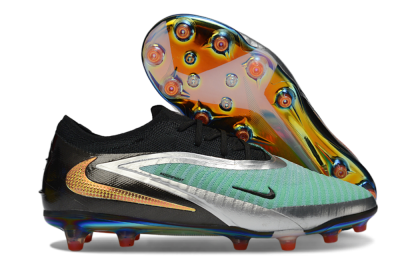 Unisex Nike Phantom 6 Low Elite AG Football Boots - Jade/Black/Silver