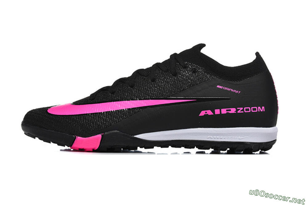 Unisex Nike Air Zoom Mercurial Vapor 16 Elite TF Football Shoes - Black/Neon Pink/Jet Black 0