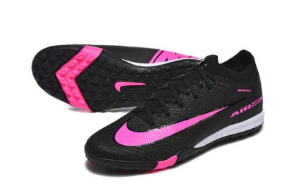 Unisex Nike Air Zoom Mercurial Vapor 16 Elite TF Football Shoes - Black/Neon Pink/Jet Black
