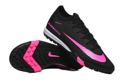 Unisex Nike Air Zoom Mercurial Vapor 16 Elite TF Football Shoes - Black/Neon Pink/Jet Black